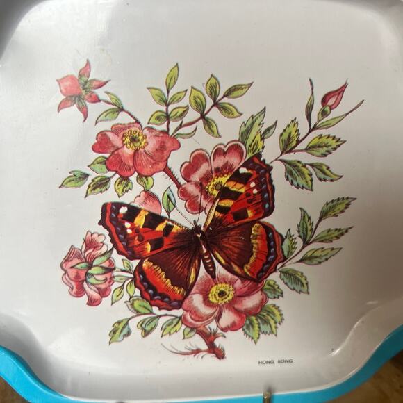 Tin Butterfly tray - Picture 2 of 7